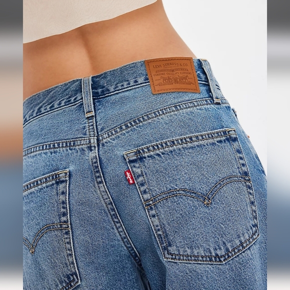 Free People | Levi's Baggy Dad Pieced Jeans - Picture 10 of 11